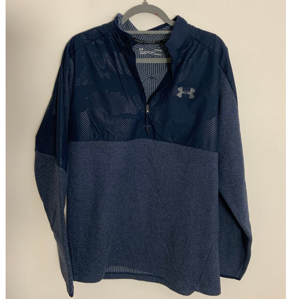 Under Armour Navy 1/4 zip Men's size large